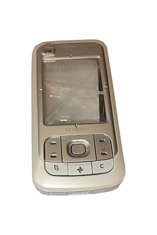 Nokia 6110n Full Kasa Kapak Tuş Takımı 6110n Uyumlu Beyaz Renk Or