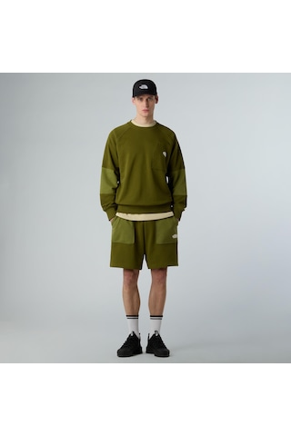 The North Face M Terry Relaxed Crew Erkek Sweatshirt-31522 Yeşil