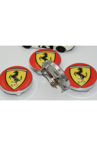 Dk Tuning Ferrari Jant Göbeği Kapak Seti 60mm