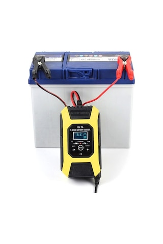 Novahub Araç Akü Şarj Cihazı 12v 7a Kurşun-asit Akü Bakım Seti Lcd Ekranlı