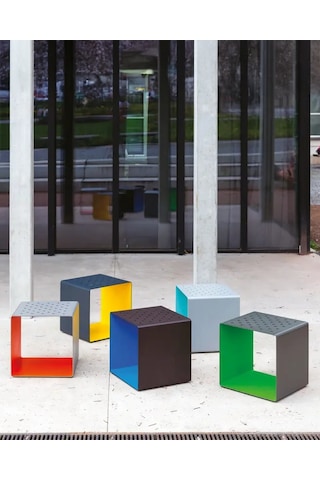 Cubix Metal Koltuk - Sarı Sarı