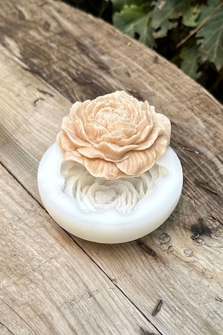 Şakayık Küçük Mum Kalıbı Silikon