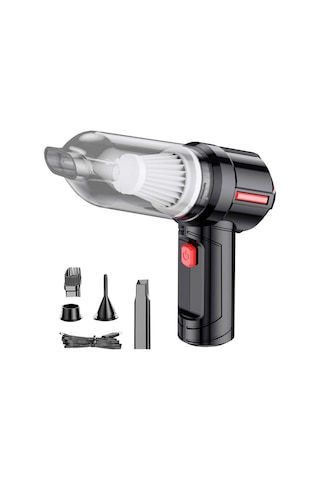 Kosona "kablosuz Araç Süpürgesi - Güçlü Emiş, Şişirme Özellikli, Çok Fonksiyonlu Taşınabilir Temizleyici"