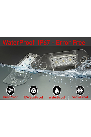 Ford Focus 2 Mk2 Dm2 2004-2012 Canbus Led Plaka Aydınlatma Ledi Lambası