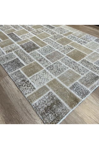 Hoom Rugs Patchwork Krem El Dokuma Kilim KREM