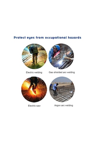 Trendooze Elektrikli Testere İçin Güneş Panelli Kaynak Gözlüğü, Gaz Korumalı Ark Kaynak Uygun