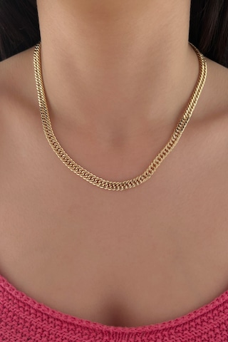 Fiyonk Kuyumculuk 14 Ayar Altın Sıkı Gurmet Zincir 6,25 Mm 001