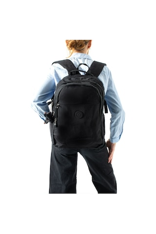 Ultra Hafif Çok Cepli Orta Boy Sırt Çantası Siyah Model: 571-3k