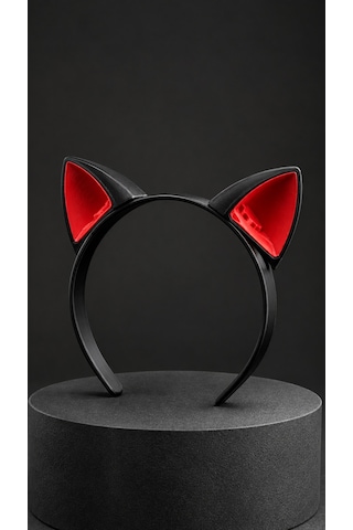 Kedi Kulaklı Saç Tacı - Cosplay, Parti Ve Günlük Aksesuar 3d Model