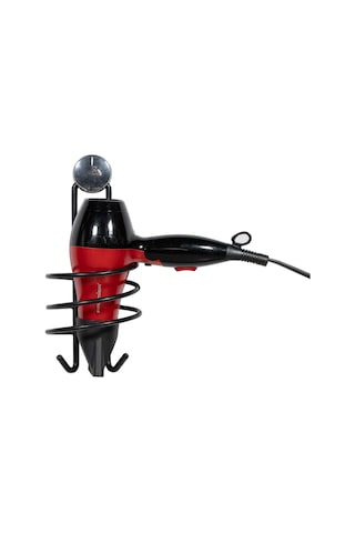 ZENSAN SİYAH PE KAPLAMA PASLANMAZ FÖN MAKİNESİ ASKISI Siyah