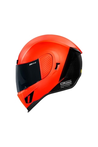Icon Airform Counterstrike Mıps Kapalı Motosiklet Kaskı Mat Kırmızı Mat Kırmızı