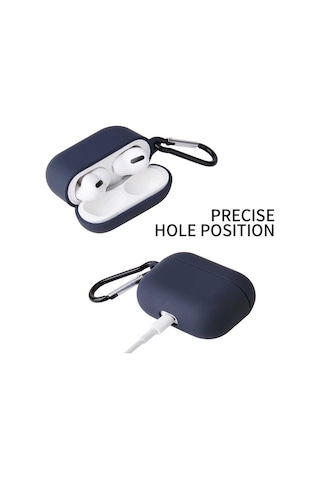 Apple Uyumlu AirPods Pro Kılıf Zore Airbag 11 Silikon Turuncu