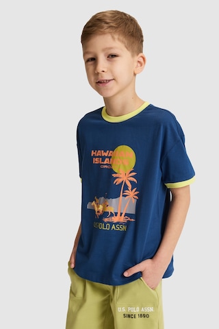 U.s. Polo Assn. Erkek Çocuk Açık Lacivert Tişört 50325624-vr059