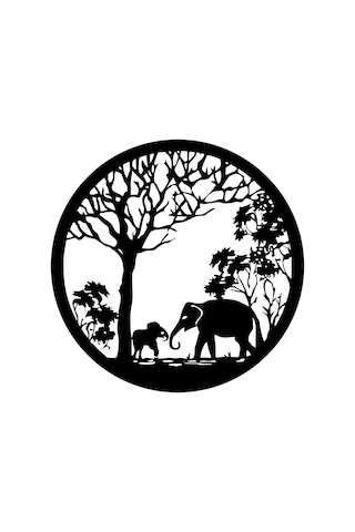 Afrika Rüyası Dekoratif Ahşap Tablo-1
