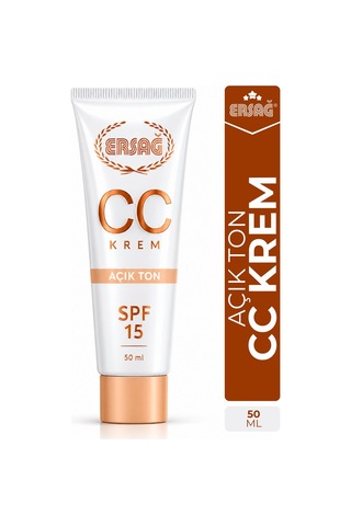 Ersağ CC Krem Açık Ton 50 ML