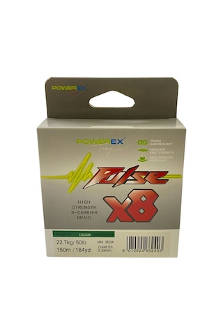 Powerex Pulse 8 Örgü 150m. Dark Green 0.10mm/6.4 Kg İp Misina