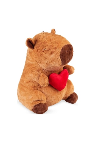 Kapibara Kalpli Peluş Hayvan 30cm Kahverengi