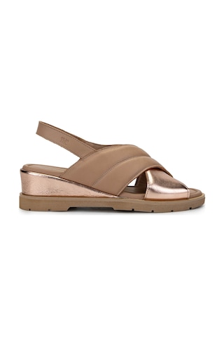 Tamer Tanca Kadın Hakiki Deri Nude Topuklu Sandalet 1109 M591 Bn Sndlt Y25 Nude/rose Nude