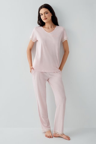 Pierre Cardin Kadın Pembe Pijama Takımı Pembe