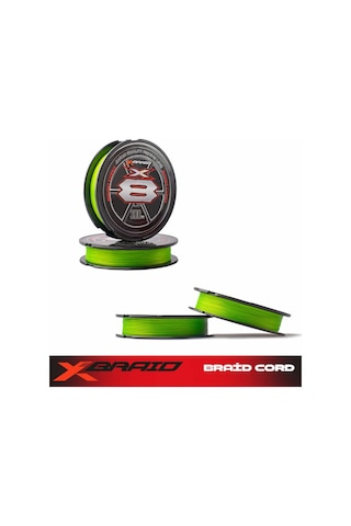 Ygk X035 Braıd Cord Pe X8 150m 4.5kg 0,104mm 0.4 Pe Fluo Green 1pcs