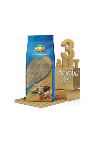 Emu Karabiber Toz 3x40 Gr