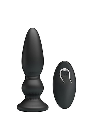 Odins Shop BDM1258 USB Şarjlı 12 Titreşim Modlu Kumandalı Boğumlu Plug