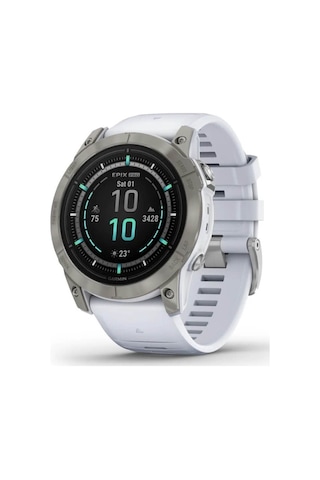 Garmin Epix Pro Gen 2 Sapphire Edition Titanyum Saat Beyaz 51 MM Beyaz