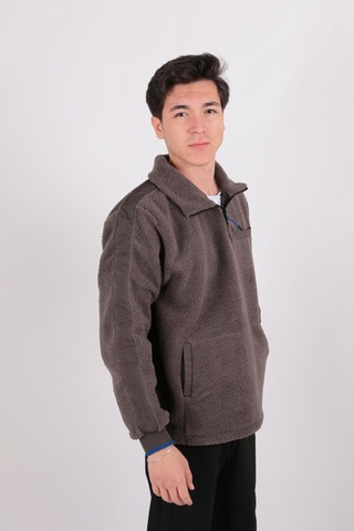 Five Pocket Ff23b6051 Erkek Peluş Mont Füme