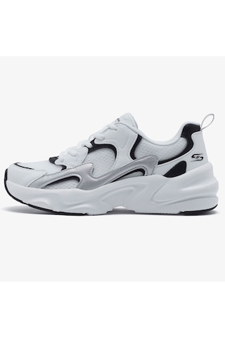 Skechers Bobs Bamina 2 - Tides Revitalized Kadın Beyaz Sneaker 117364 Wbks Beyaz