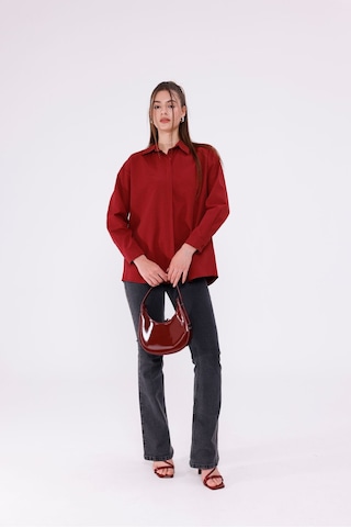 Kadın Trend Gömlek Bordo