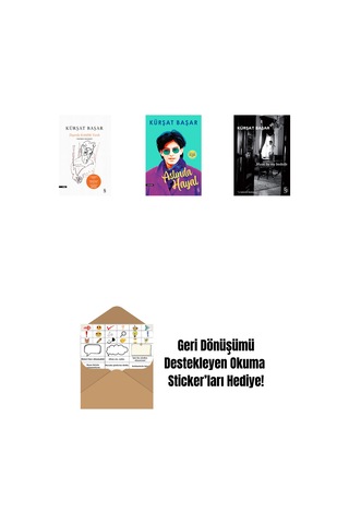 Dışarda Kötülük Vardı Ciltli + Aslında Hayal + Music By My Bedside + Okuma Sticker'ları