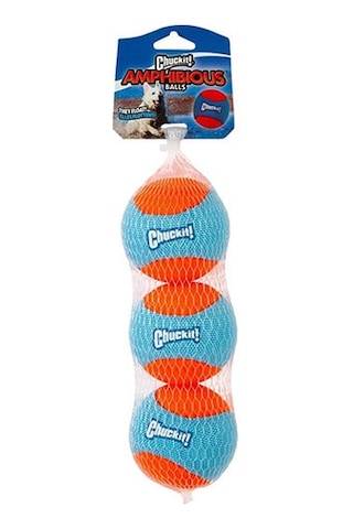 Chuckit Suda Batmayan Üçlü Köpek Topu 6,5 Cm 260-50002.01
