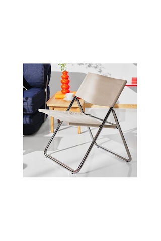 Ikea Mofalla Tekli Koltuk, Paslanmaz Çelik-bej