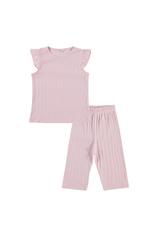 Civil Girls Kaprili 6-9 Yaş Pijama Takımı - Pembe
