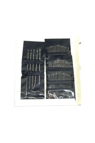 Tr Mc Dikiş İğnesi Seti, 60 Parça, Gümüş Gözlü, Karışık Boy Ve 5 Jumbo İğne, 03921 Diğer
