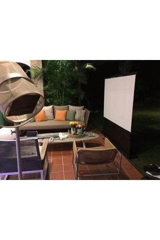 145x82 Cm Taşınabilir Portatif Pull Up Floor Screen Projeksiyon Perdesi