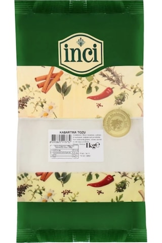 İnci Baharat Kabartma Tozu 1 KG İnci Baharat Kabartma Tozu 1 KG