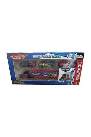 Toysan Speed Racer Tır Ve Yarış Arabaları Oyun Seti Toy-40 Çok Renkli