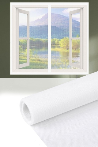 Yapışkanlı Sineklik 130 X 150 Kesilebilir Pencere Kapı Sinekliği Sivrisinek Karasinek Önleme Tülü Ağ