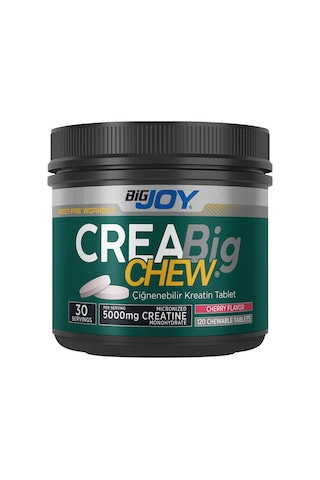 Kreatin Creabig Chew Vişne Aromalı Çiğnenebilir Tablet 120 Adet 30 Servis Aromasız