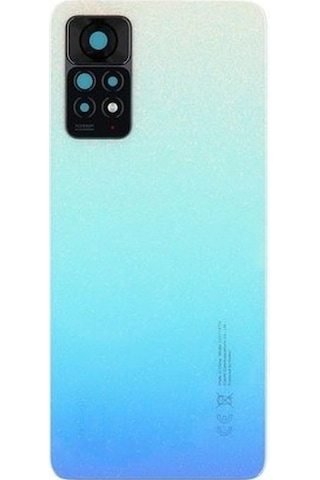 Redmi Note 11 Pro 4g Uyumlu Arka Pil Batarya Kapağı Kamera Lensli - Mavi