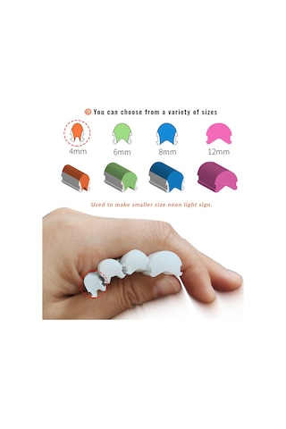 Mor 6mm İkinci Nesil Silikon Neon Led Şerit Kılıfı 5 Metre Difüzör Tüp Led Hariç