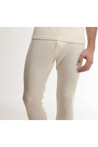 Hasyün Erkek Ince Termal Yün Don Uzun Yün Içlik Woolmark Sertifik