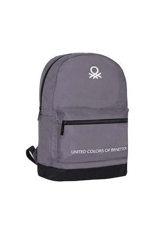 Benetton Okul Sırt Çantası Gri 70417