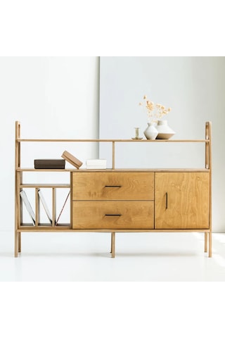 Woodesk Riva, Ahşap, Dolap Ve Konsol, 170x115, Natural Renk