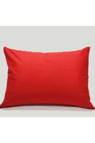 50x70cm 2adet %100 Cotton Yastık Kılıfı Kırmızı