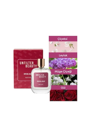 Kadın Parfüm Edt Crystal Heart 50 Ml Amber - Çiçeksi
