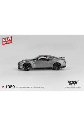 Mini Gt 1:64 Nissan Gt-r 2013 Nismo R35 Crs Dark Metal Gray Diecast Model Araba Gri
