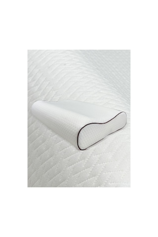 Visco Çift Boyun Destekli Double Comfort Yastık 38 54 12 13 Cm 2 Adet Beyaz