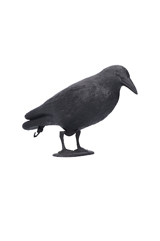 Tenfowee Plastik Karga Heykeli: Kuş Kovucu Av Yemisi, Bahçe Ve Bahçe Dekorasyonu, Dayanıklı Dış Mekan Aracı